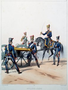 Napolyon Armee: Hafif Topçu. Alfred De Marbot