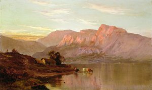 Stroulacher, Loch Katrine (tuval üzerine yağlı boya)
