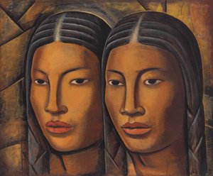 İkizler; Las Gemelas, 1930 dolayları (tuval üzerine yağlı boya)