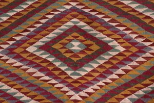 Mzab vadisinden halı (yün) (detay)