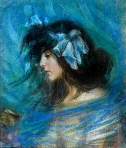 Dreamland, c.1906 (kağıt üzerinde pastel) by Alice Pike Barney
