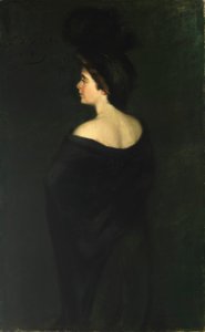 Siyahlar içindeki Laura, 1899. by Alice Pike Barney