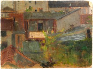 Çatılar, ca. 1900. by Alice Pike Barney