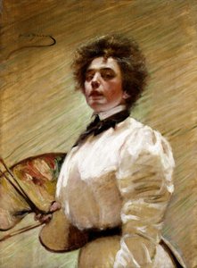 Paletli Otoportre, yak. 1906. by Alice Pike Barney