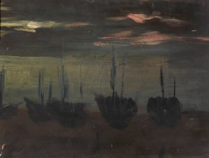 Ay Işığında Gemiler, n.d. by Alice Pike Barney