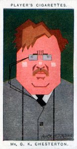GK Chesterton, İngiliz şair, romancı ve eleştirmen, 1926 by Alick P. F. Ritchie
