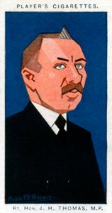 James Henry Thomas, İngiliz sendikacı ve politikacı, 1926.