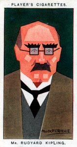 Rudyard Kipling, İngiliz yazar ve şair, 1926. by Alick P. F. Ritchie