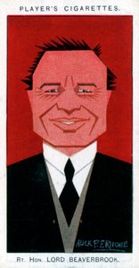 William Maxwell Aitken, 1 Baron Beaverbrook, devlet adamı ve gazete sahibi, 1926. by Alick P. F. Ritchie