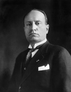 Benito Mussolini (s/b fotoğraf)