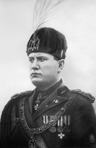 Benito Mussolini (s/b fotoğraf) by Fratelli Alinari