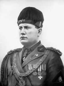 Benito Mussolini (s/b fotoğraf)