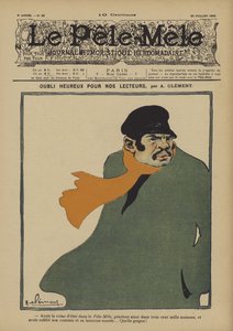 Okurlarımız için mutlu unutkanlıklar. Le Pele-Mele için çizim, 1902