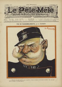 Toplantı yok. Le Pele-Mele için çizim, 1902