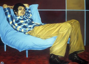Daydreamer (tuval üzerine akrilik ve yağlı boya)