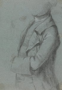 Bir Erkek Portresi için Kostüm Çalışması by Allan Ramsay