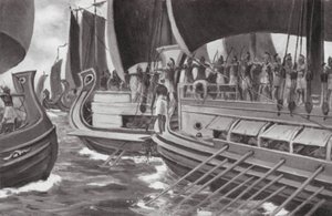 Tarihteki İlk Deniz Savaşı (lito) by Allan Stewart
