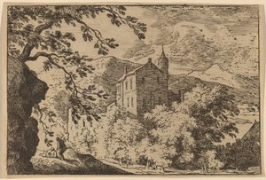 Taretli Büyük Ev, muhtemelen c. 16451656. by Allart van Everdingen
