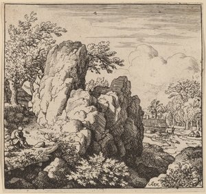 Büyük Kaya, muhtemelen c. 16451656. by Allart van Everdingen