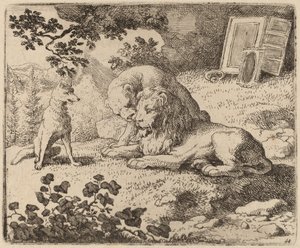 Reynard Kayıp Hazineleri Anlatıyor, muhtemelen c. 16451656. by Allart van Everdingen