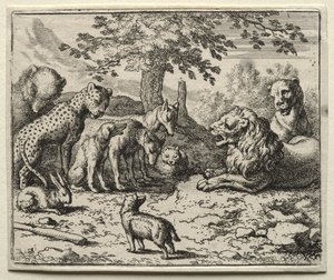 Tilki Reynard: Aslan Konseyi by Allart van Everdingen