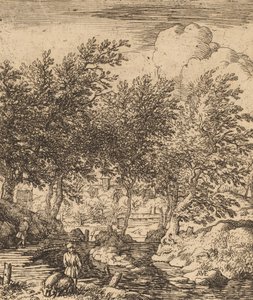 Domuz çobanı, muhtemelen c. 16451656. by Allart van Everdingen