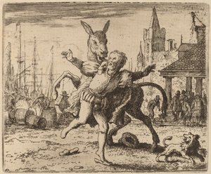 Ass ve Hound, muhtemelen c. 16451656. by Allart van Everdingen