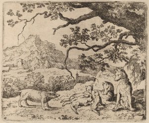 Haberci Olarak Gönderilen Porsuk, muhtemelen c. 16451656.
