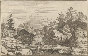 Bankadaki Kulübeler, 17. yüzyıl. by Allart van Everdingen