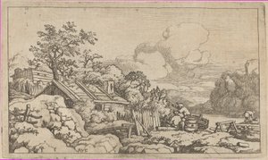 Marangoz Kulübesi, 17. yüzyıl. by Allart van Everdingen