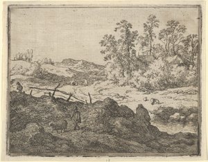 Çoban ve Kuzu, 17. yüzyıl. by Allart van Everdingen