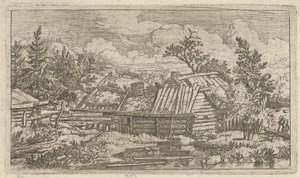 Suda Yüzen İki Kiriş, 17. yüzyıl. by Allart van Everdingen