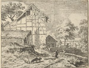 İki Merdiven, 17. yüzyıl. by Allart van Everdingen