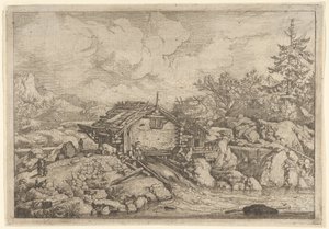 Su Değirmeni, 17. yüzyıl. by Allart van Everdingen
