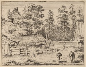 Üç Kulübe by Allart van Everdingen