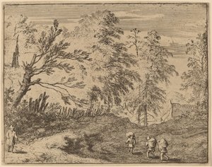 Üç Hamal, muhtemelen c. 16451656. by Allart van Everdingen