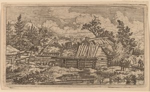 Suda Yüzen İki Kiriş by Allart van Everdingen