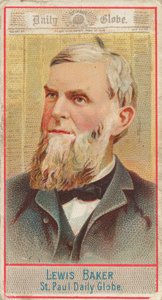 Lewis Baker, St. Paul Daily Globe, Amerikan Editörlerinin Allen & Ginte için N1 serisinden..., 1887. by Allen