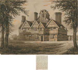 West Bromwich - "Oaks": gravür ve [? 19. yüzyıl]