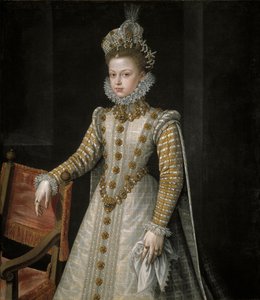 Avusturyalı Isabella Claire Eugenie - İnfanta Isabel Clara Eugenia (1566-1633), Sanchez Coello, Alonso (1531-1588) by Alonso Sánchez Coello