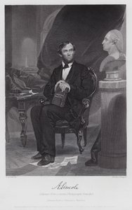 Abraham Lincoln (gravür) by Alonzo (after) Chappel