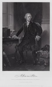 Alexander Hamilton (gravür) by Alonzo (after) Chappel
