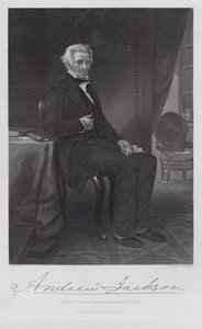 Andrew Jackson (gravür) by Alonzo (after) Chappel