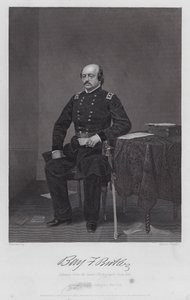 Benjamin F Butler (gravür) by Alonzo (after) Chappel