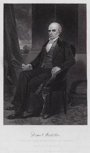Daniel Webster (gravür) by Alonzo (after) Chappel