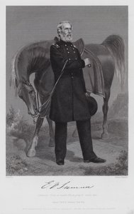 Edwin Vose Sumner (gravür) by Alonzo (after) Chappel