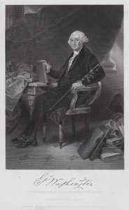 George Washington (gravür) by Alonzo (after) Chappel