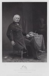 Henry Clay (gravür) by Alonzo (after) Chappel