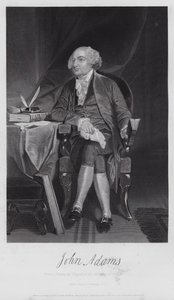 John Adams (gravür) by Alonzo (after) Chappel