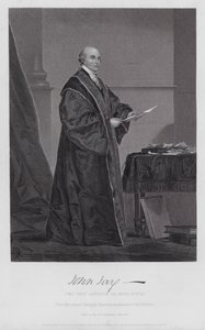 John Jay (gravür) by Alonzo (after) Chappel